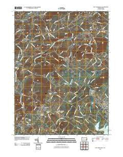 East Greenville Pennsylvania Historical topographic map, 1:24000 scale, 7.5 X 7.5 Minute, Year 2010