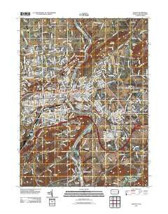 Easton Pennsylvania Historical topographic map, 1:24000 scale, 7.5 X 7.5 Minute, Year 2011