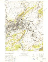 Easton Pennsylvania Historical topographic map, 1:24000 scale, 7.5 X 7.5 Minute, Year 1953
