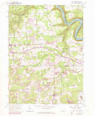 Eau Claire Pennsylvania Historical topographic map, 1:24000 scale, 7.5 X 7.5 Minute, Year 1963