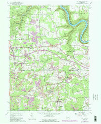 Eau Claire Pennsylvania Historical topographic map, 1:24000 scale, 7.5 X 7.5 Minute, Year 1963