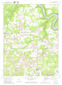 Eau Claire Pennsylvania Historical topographic map, 1:24000 scale, 7.5 X 7.5 Minute, Year 1963