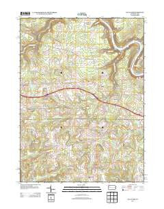 Eau Claire Pennsylvania Historical topographic map, 1:24000 scale, 7.5 X 7.5 Minute, Year 2013