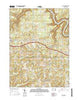 Eau Claire Pennsylvania Current topographic map, 1:24000 scale, 7.5 X 7.5 Minute, Year 2016