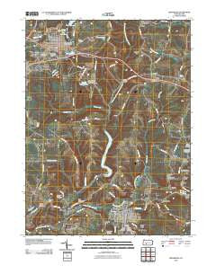 Ebensburg Pennsylvania Historical topographic map, 1:24000 scale, 7.5 X 7.5 Minute, Year 2010