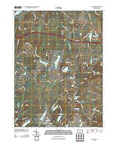 Edgemere Pennsylvania Historical topographic map, 1:24000 scale, 7.5 X 7.5 Minute, Year 2010
