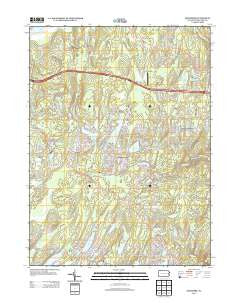 Edgemere Pennsylvania Historical topographic map, 1:24000 scale, 7.5 X 7.5 Minute, Year 2013