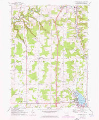 Edinboro North Pennsylvania Historical topographic map, 1:24000 scale, 7.5 X 7.5 Minute, Year 1967