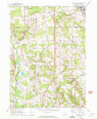 Edinboro South Pennsylvania Historical topographic map, 1:24000 scale, 7.5 X 7.5 Minute, Year 1968
