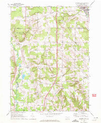 Edinboro South Pennsylvania Historical topographic map, 1:24000 scale, 7.5 X 7.5 Minute, Year 1968