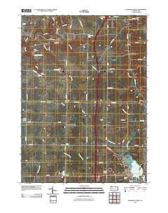 Edinboro North Pennsylvania Historical topographic map, 1:24000 scale, 7.5 X 7.5 Minute, Year 2010