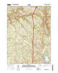 Edinboro North Pennsylvania Current topographic map, 1:24000 scale, 7.5 X 7.5 Minute, Year 2016