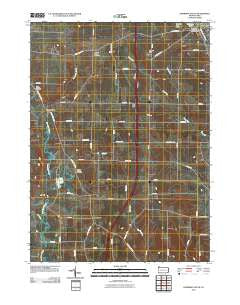 Edinboro South Pennsylvania Historical topographic map, 1:24000 scale, 7.5 X 7.5 Minute, Year 2010