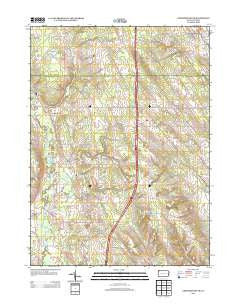 Edinboro South Pennsylvania Historical topographic map, 1:24000 scale, 7.5 X 7.5 Minute, Year 2013