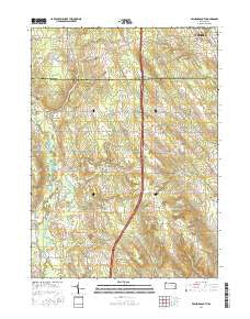 Edinboro South Pennsylvania Current topographic map, 1:24000 scale, 7.5 X 7.5 Minute, Year 2016