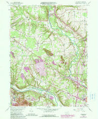 Edinburg Pennsylvania Historical topographic map, 1:24000 scale, 7.5 X 7.5 Minute, Year 1958