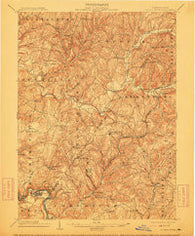 Elders Ridge Pennsylvania Historical topographic map, 1:62500 scale, 15 X 15 Minute, Year 1904