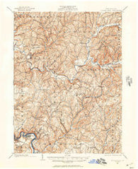 Elders Ridge Pennsylvania Historical topographic map, 1:62500 scale, 15 X 15 Minute, Year 1902