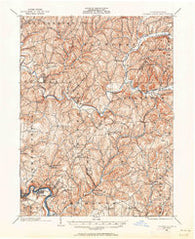 Elders Ridge Pennsylvania Historical topographic map, 1:62500 scale, 15 X 15 Minute, Year 1902