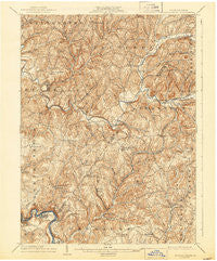 Elders Ridge Pennsylvania Historical topographic map, 1:62500 scale, 15 X 15 Minute, Year 1904