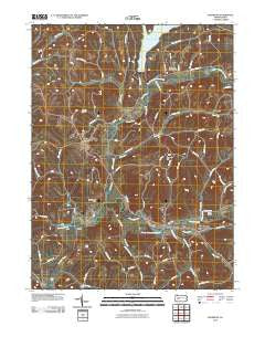 Elderton Pennsylvania Historical topographic map, 1:24000 scale, 7.5 X 7.5 Minute, Year 2010