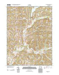 Elderton Pennsylvania Historical topographic map, 1:24000 scale, 7.5 X 7.5 Minute, Year 2013