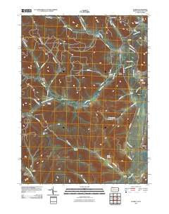Eldred Pennsylvania Historical topographic map, 1:24000 scale, 7.5 X 7.5 Minute, Year 2010
