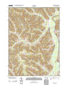 Eldred Pennsylvania Historical topographic map, 1:24000 scale, 7.5 X 7.5 Minute, Year 2013