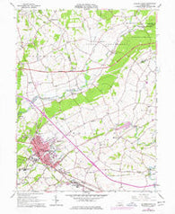 Elizabethtown Pennsylvania Historical topographic map, 1:24000 scale, 7.5 X 7.5 Minute, Year 1964