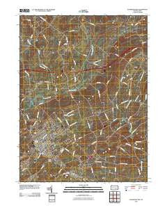 Elizabethtown Pennsylvania Historical topographic map, 1:24000 scale, 7.5 X 7.5 Minute, Year 2010