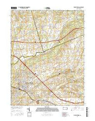 Elizabethtown Pennsylvania Current topographic map, 1:24000 scale, 7.5 X 7.5 Minute, Year 2016