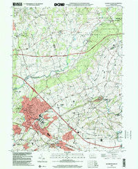 Elizabethtown Pennsylvania Historical topographic map, 1:24000 scale, 7.5 X 7.5 Minute, Year 1999