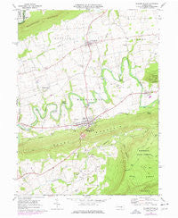 Elizabethville Pennsylvania Historical topographic map, 1:24000 scale, 7.5 X 7.5 Minute, Year 1969