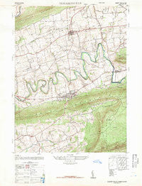 Elizabethville Pennsylvania Historical topographic map, 1:24000 scale, 7.5 X 7.5 Minute, Year 1947
