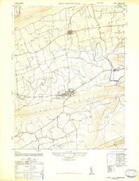 Elizabethville Pennsylvania Historical topographic map, 1:24000 scale, 7.5 X 7.5 Minute, Year 1947