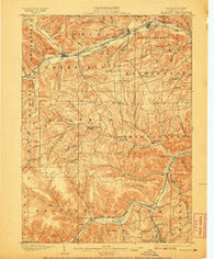 Elkland Pennsylvania Historical topographic map, 1:62500 scale, 15 X 15 Minute, Year 1900