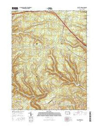 Elliott Park Pennsylvania Current topographic map, 1:24000 scale, 7.5 X 7.5 Minute, Year 2016