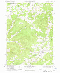 Ellisburg Pennsylvania Historical topographic map, 1:24000 scale, 7.5 X 7.5 Minute, Year 1969