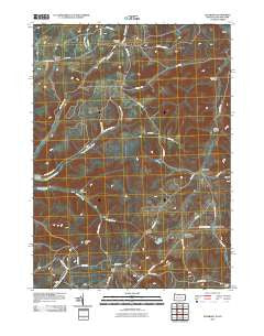 Ellisburg Pennsylvania Historical topographic map, 1:24000 scale, 7.5 X 7.5 Minute, Year 2010