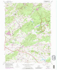Elverson Pennsylvania Historical topographic map, 1:24000 scale, 7.5 X 7.5 Minute, Year 1956