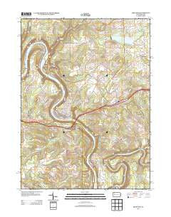 Emlenton Pennsylvania Historical topographic map, 1:24000 scale, 7.5 X 7.5 Minute, Year 2013