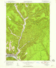 Emporium Pennsylvania Historical topographic map, 1:24000 scale, 7.5 X 7.5 Minute, Year 1948