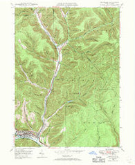Emporium Pennsylvania Historical topographic map, 1:24000 scale, 7.5 X 7.5 Minute, Year 1948