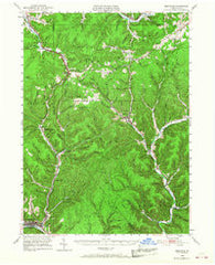 Emporium Pennsylvania Historical topographic map, 1:62500 scale, 15 X 15 Minute, Year 1948