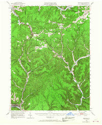 Emporium Pennsylvania Historical topographic map, 1:62500 scale, 15 X 15 Minute, Year 1948