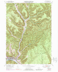 Emporium Pennsylvania Historical topographic map, 1:24000 scale, 7.5 X 7.5 Minute, Year 1948