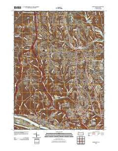 Emsworth Pennsylvania Historical topographic map, 1:24000 scale, 7.5 X 7.5 Minute, Year 2010