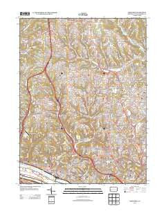 Emsworth Pennsylvania Historical topographic map, 1:24000 scale, 7.5 X 7.5 Minute, Year 2013