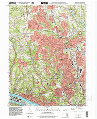 Emsworth Pennsylvania Historical topographic map, 1:24000 scale, 7.5 X 7.5 Minute, Year 1993
