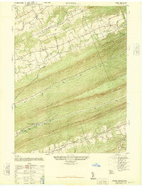 Enders Pennsylvania Historical topographic map, 1:24000 scale, 7.5 X 7.5 Minute, Year 1947